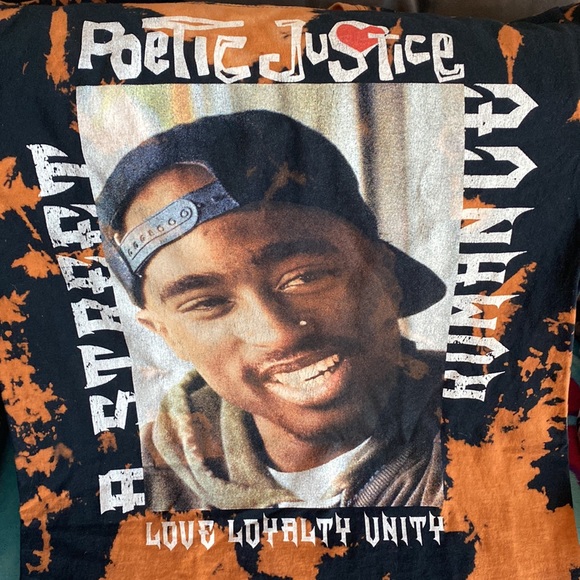 Poetic Justice Tupac Shakur Pic TShirt - Picture 4 of 4